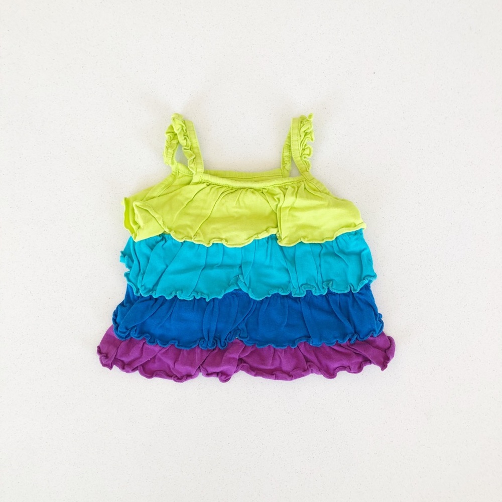 Colourful George Tiered Tank Top